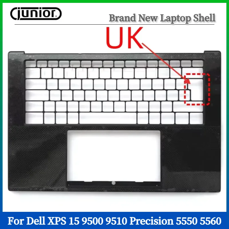 

Новинка для Dell XPS 15 9500 9510 Precision 5550 5560, верхняя крышка упора для рук, Великобритания 0RHFRN RHFRN