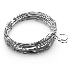 10Meters 0.2-2mm 304 Stainless Steel Soft Wire Single Wire Necklace Beading Wire DIY Craft Jewelry Making Finding Accessoires