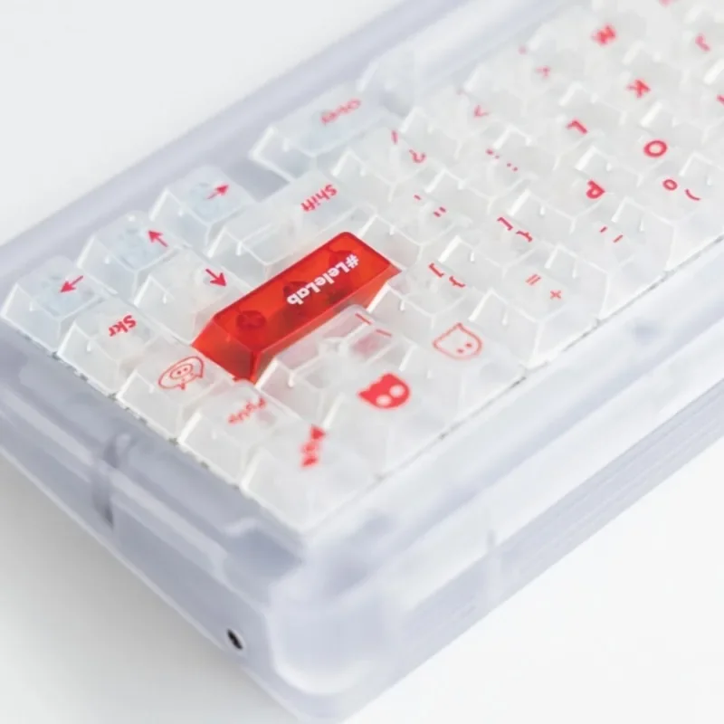 

Lelelab Supsup White Keycaps 137 Key ABS Translucent Creative Customized Keycaps Gaming Mechanical Keyboard Accessories Gifts