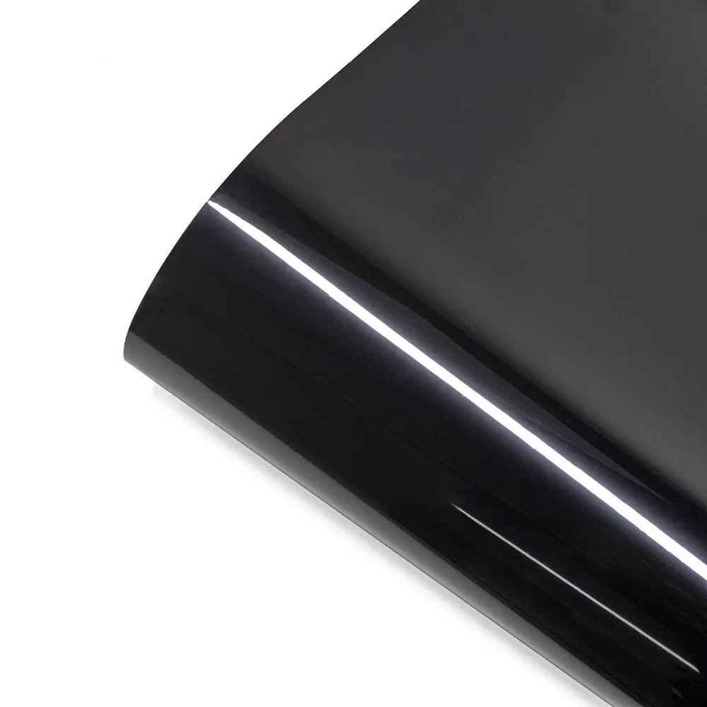 Piano Black Car Sticker Car Adhesive Vinyl Wrap Color Change Film Bubble Free Wrapping Decal Car Accessories Interior Exterior