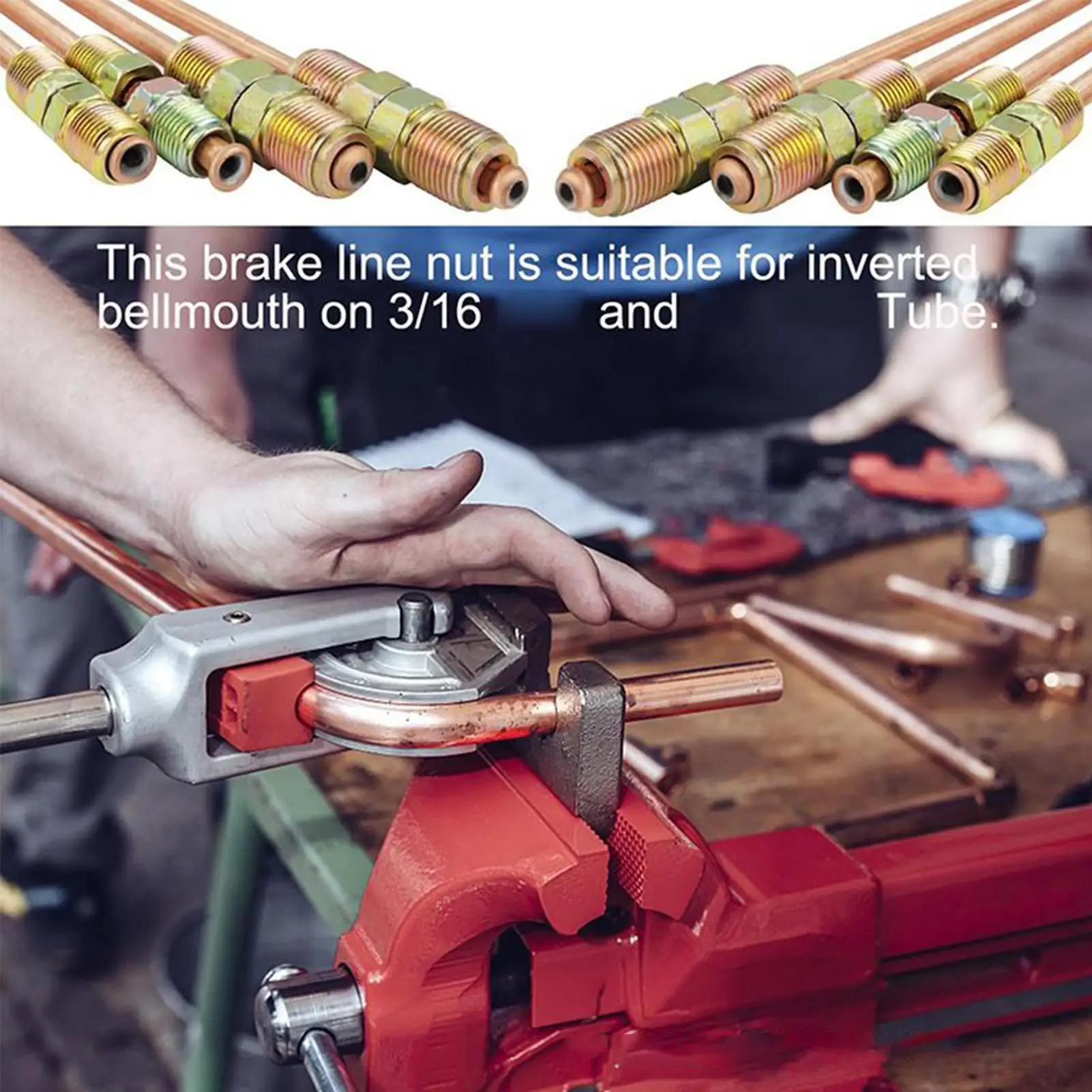 

Автомобильная тормозная магистраль, 25 футов, сплав с автоматическим покрытием, 3/16 тормозная магистраль, антикоррозийные фитинги, набор разъемов, инструмент для ремонта автомобиля для торможения