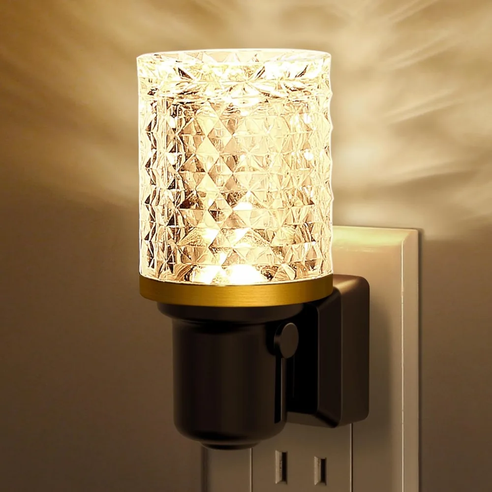 

Dimmable LED Night Light Plug-in, Auto Sensor, Adjustable 0-100LM for Bedroom, Hallway, Home Decor
