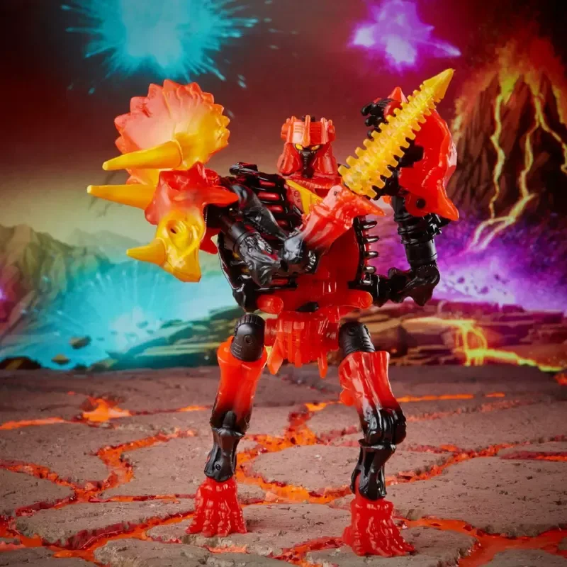 Authentic product，Special Offer Transformers, Hasbro, Generation Selection, Lava, Triceratops, Fossil Beasts, Keel Spot  Genuine