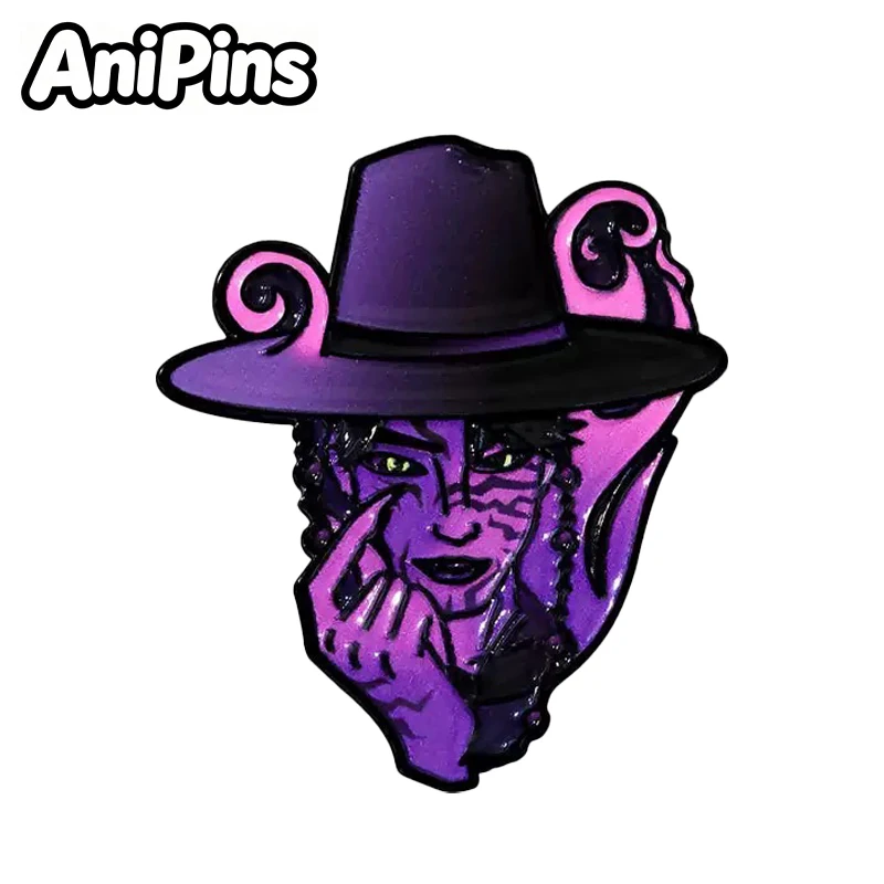 AniPins Funny Witch Animal Pins 3-design Metal Enamel Cute Cartoon Tiger Bird Beast Brooch Pin On Clothes Backpack Lapel Badge view 4