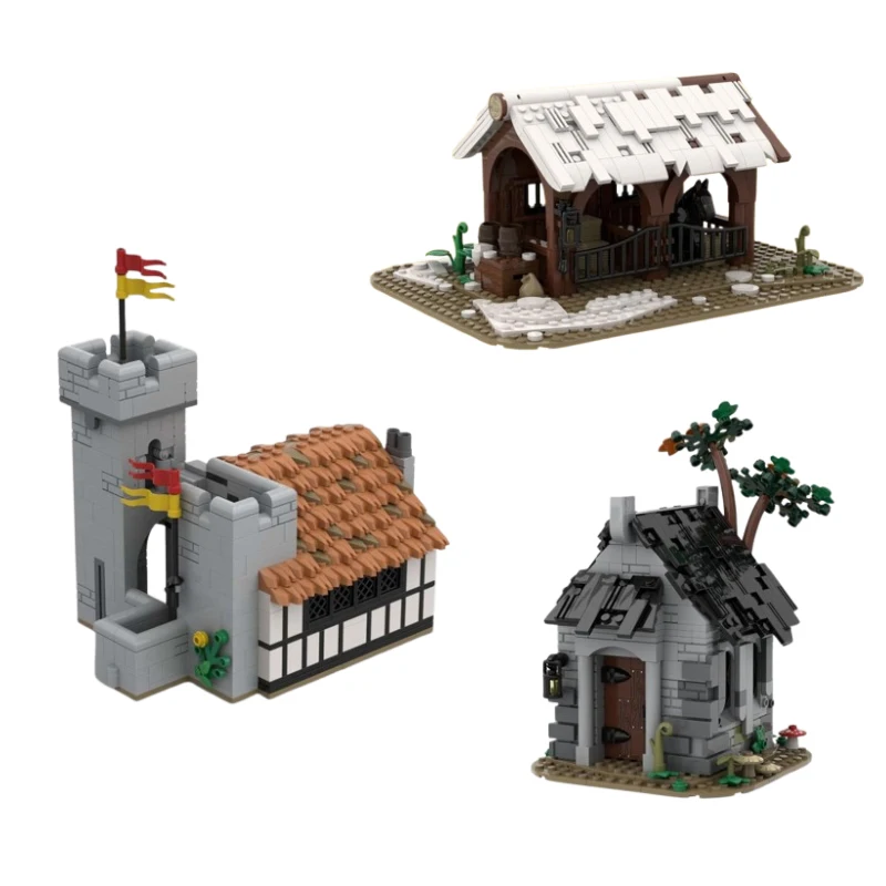 

Spot MOC-96457 hut 82591 hut 192923 hut small particle assembly building blocks educational toy model gift set ornaments