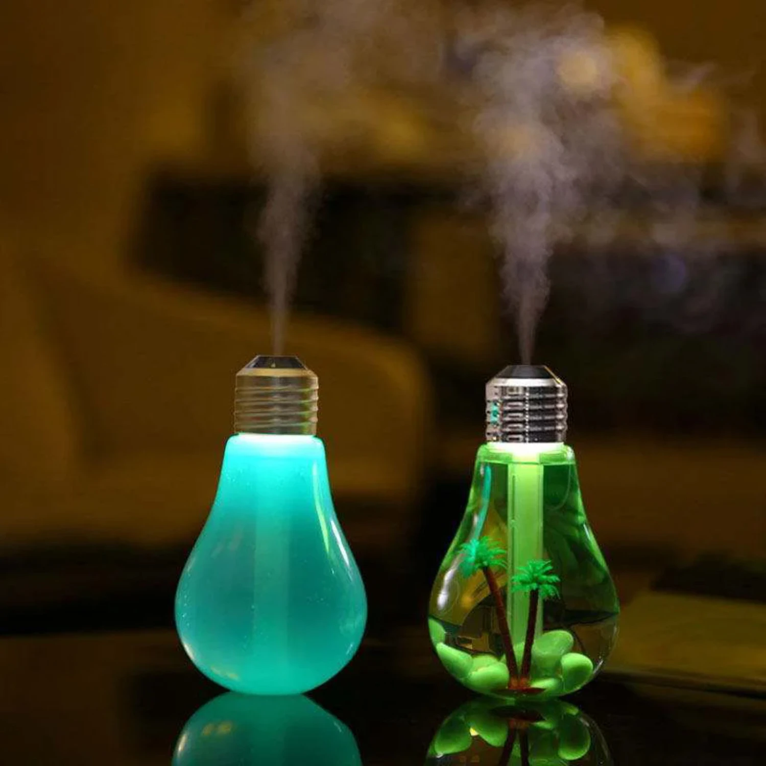 Cool Mist Humidifier Colorful Micro  Diffuser Bulb Air Humidifier With Usb Cable Mini Night Light Bulb Humidificador