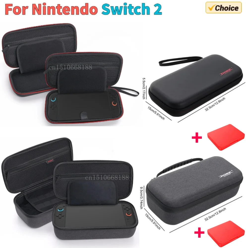 Carrying Bag for Switch 2 Shockproof Travel Handbag Portable Gaming Console Storage Case for Switch 2 Accessories