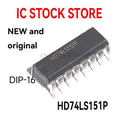 10PCS New and Original SN74LS151N DIP16 DIP-16 74LS151 DIP SN74LS151 HD74LS151P