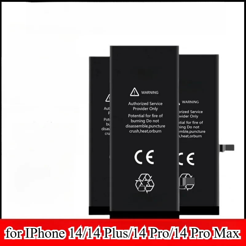 

Аккумулятор супер емкости 4400 мАч для IPhone 14/14 Plus/14 Pro/14 Pro Max A2649/A2650/A2885, встроенный сменный литий-ионный аккумулятор
