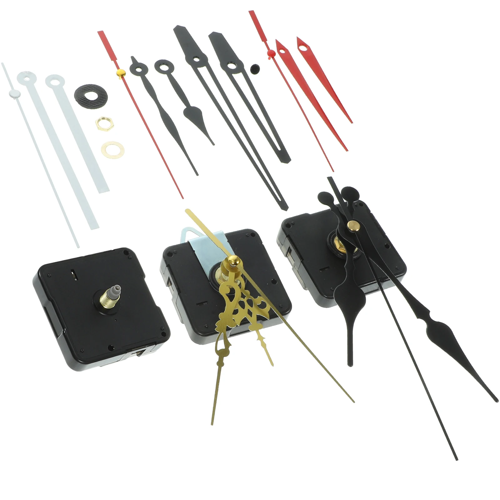

Quartz Clock Movement 20#6Axis 16 3 Plastic Wings Boxed Operated Long Shaft Clock Mechanism Replacement Parts DIY