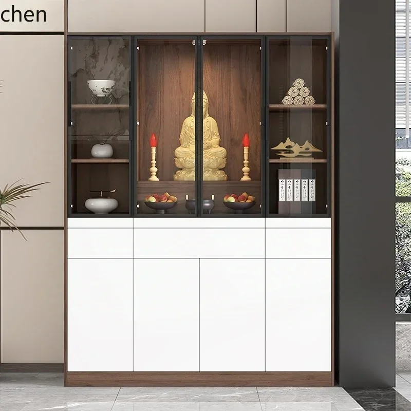 O17-  household casket Buddhist cabinet offering cabinet household living room offering table Buddhist platform