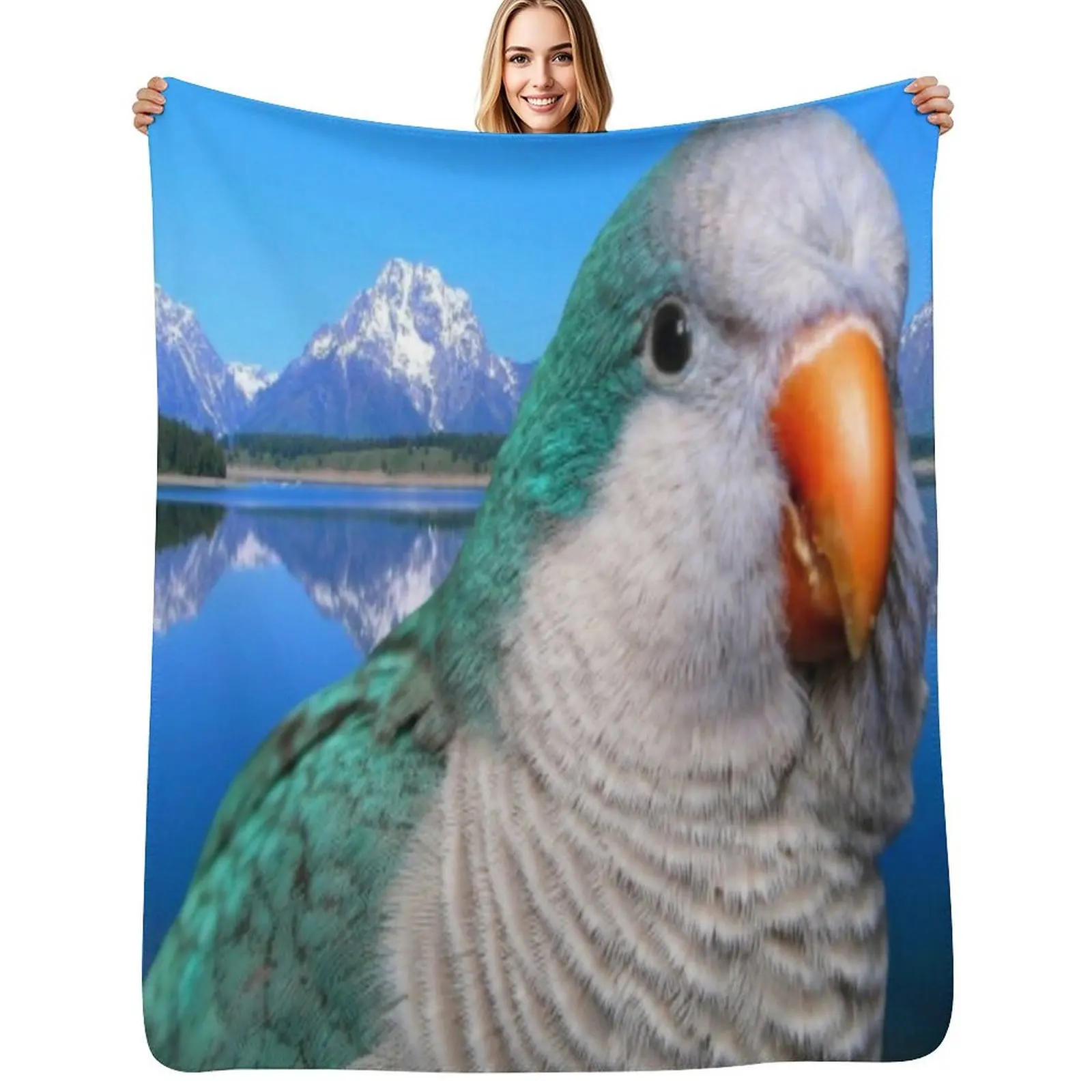 

Monk Parakeet Throw Blanket wednesday Weighted Luxury St Luxury Throw Blankets