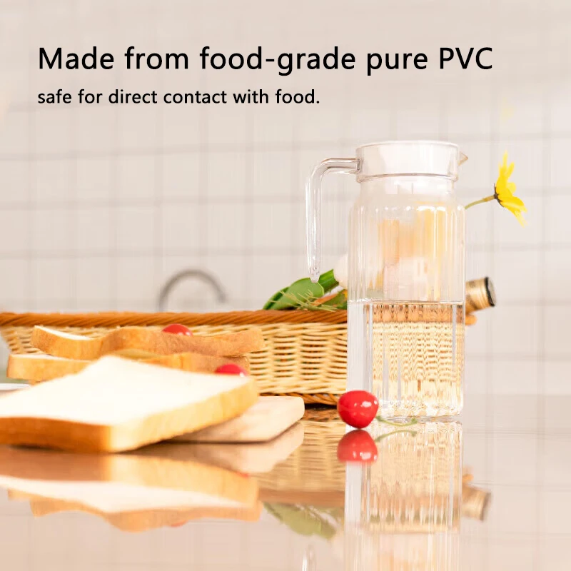 PVC Transparent Table Protector 1.0mm Thick Waterproof Oil-Proof Cover for Kitchen Desk and Dining Table Ideal for Home & Office