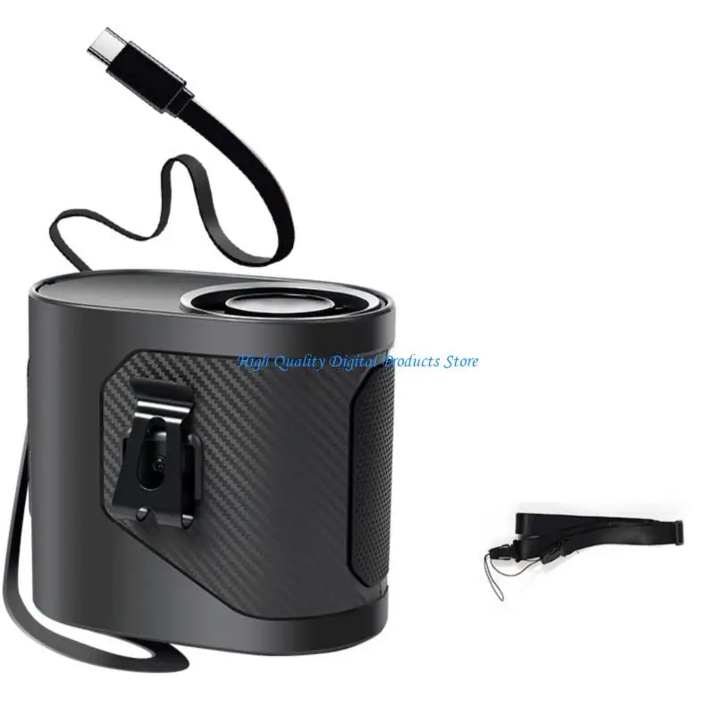 U2JE 6000 mAh Cinturón montado en correa 100 velocidad Personalización clip plegable Tipo C Puerto carga rápida para