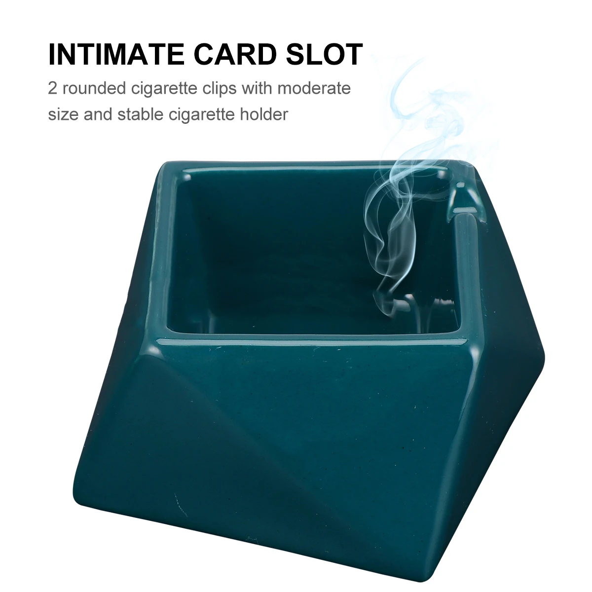 

Ashtray with Lid Creative Container Ceramic Ashytray Decorative Ceramics Office