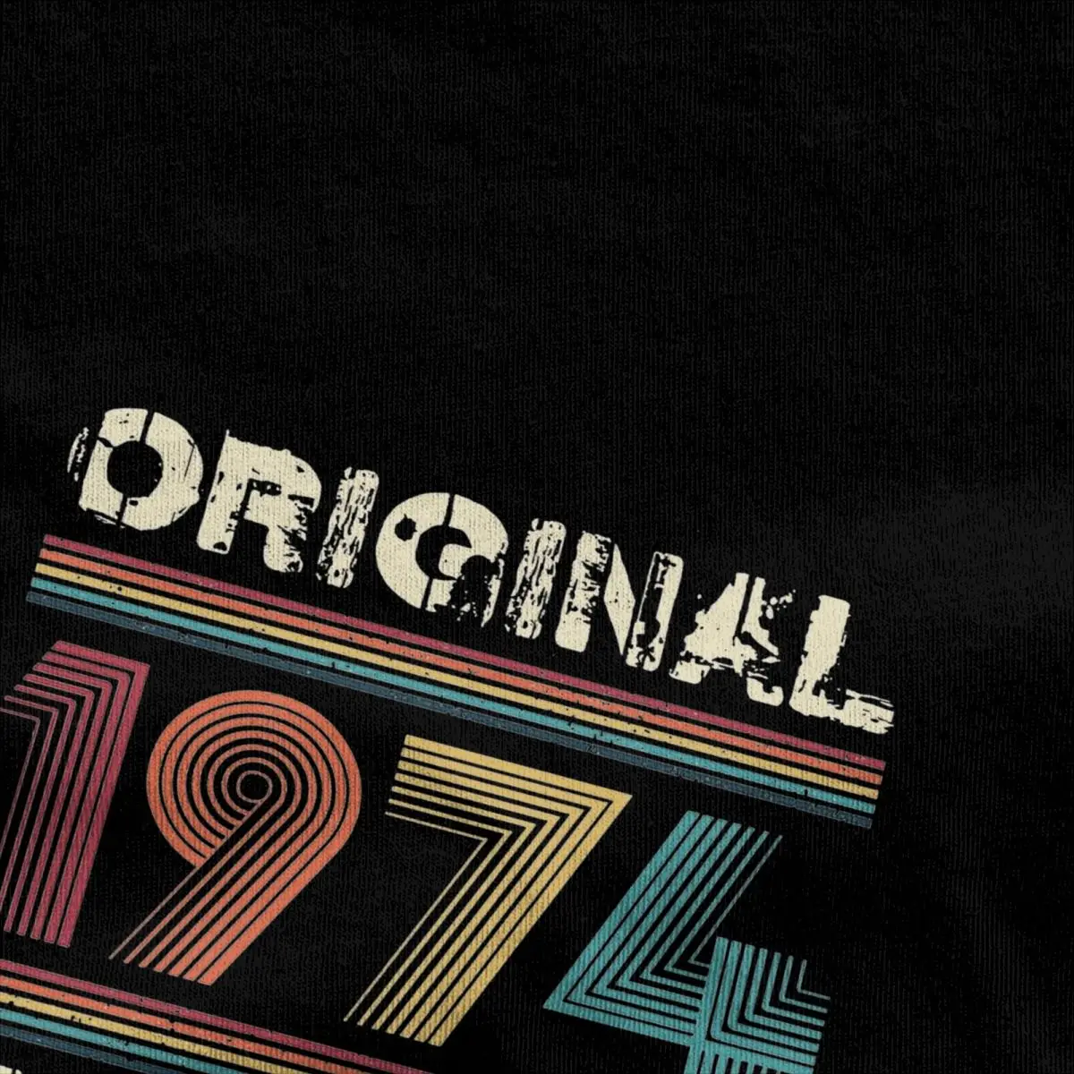 Couple T-Shirt Retro 1974 Limited Edition T-Shirts Leisure Summer Tees Streetwear Casual 100 Cotton Clothes Gift