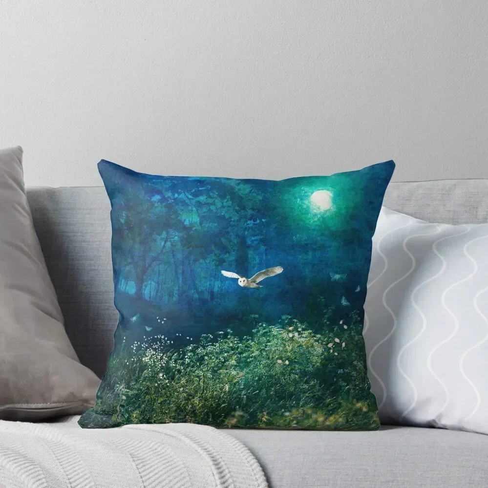 Midsummer Moonlight Throw Pillow Covers For Sofas Decorative Cushions Christmas Covers For Cushions pillow