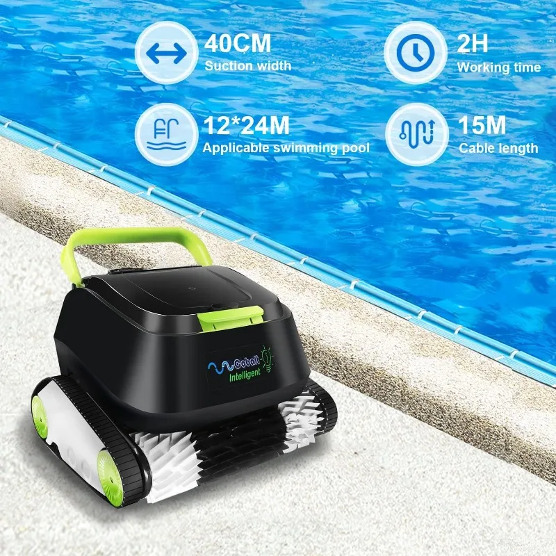 731-i Automatic Pool Robot Wall Climber for Medium to Large In Ground Pools