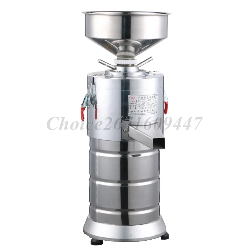 Vertical Colloid Mill Grinder Peanut Butter Sesame Nuts Almond Sauce Paste Grinding Making Machines