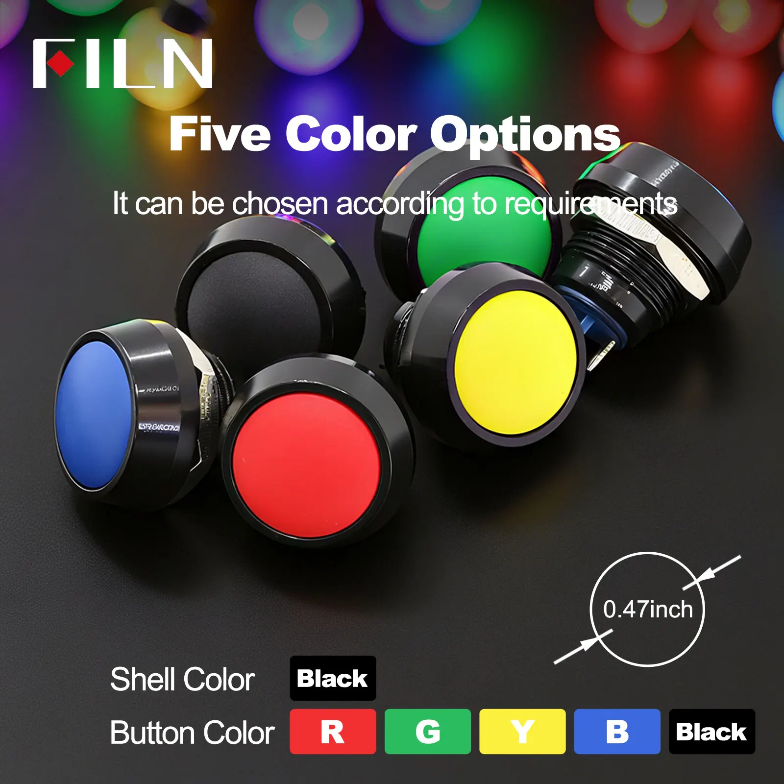 filn-momentaneo-mini-interruptor-de-botao-redondo-12mm-montagem-em-painel-5-unidades-20-unidades-50-unidades-multiplas-cores-arduino-controle-industrial