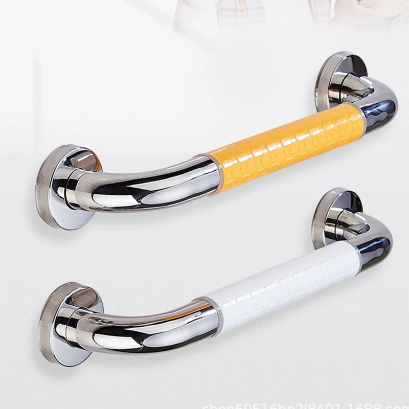 Heavy Duty Grab Bar Wall Mounted Shower Handles Bathroom Balanced Bar Stainless Steel Non-slip Handrail for Handicap Dropship