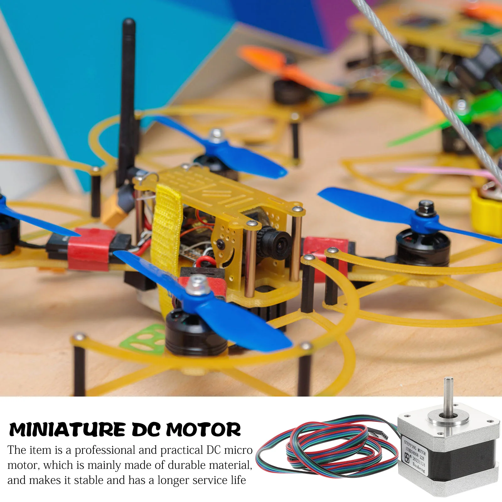 

Stepper Dc Motor Brushless Copper Core Low Noise Speed Control for Cutting Table Grinder 3D Printer Small Electric Gear Motor