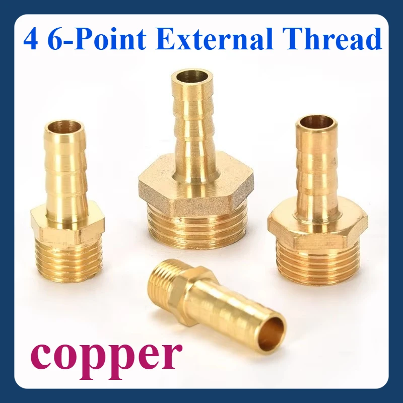 

Baota Head Natural Gas Gas Fitting Copper Green Head 4 6-Point External Thread