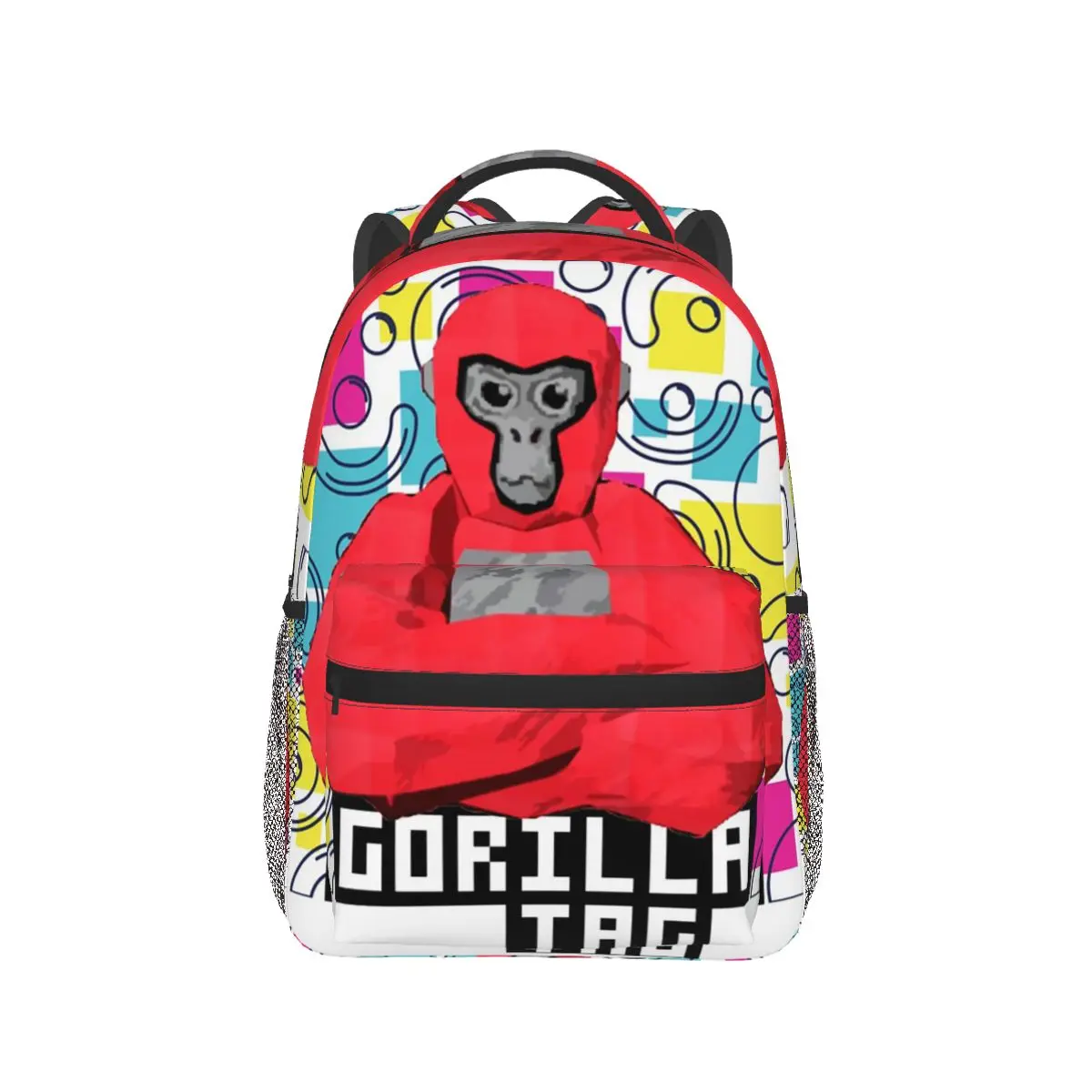 

Gorilla Tag Cools Red Backpack Hot Sale Daypack Large Capacity Kids BookBag School Bag Shoulder Bags for Men Women