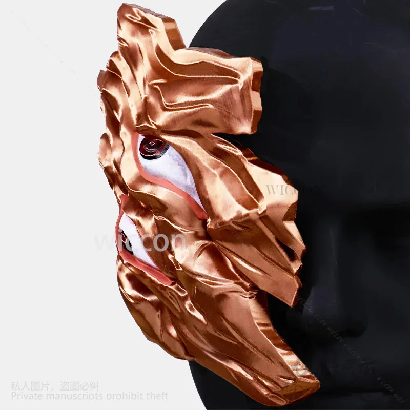 

a7d@Hot Anime Jujutsb Cosplay Ryomen Sukuna Kaisn Costume 3D Mask For Kids Adult Horror Props Halloween Gifts Props Customizeda7