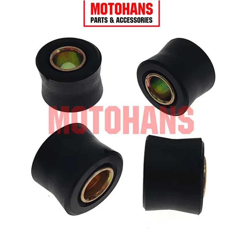 HM20100089 4PCS/SET MOTORCYCLE SCOOTER ACCESSORIES REAR SHOCK ABSORBER BUSHING RUBBER SLEEVE M10 23*19*10MM