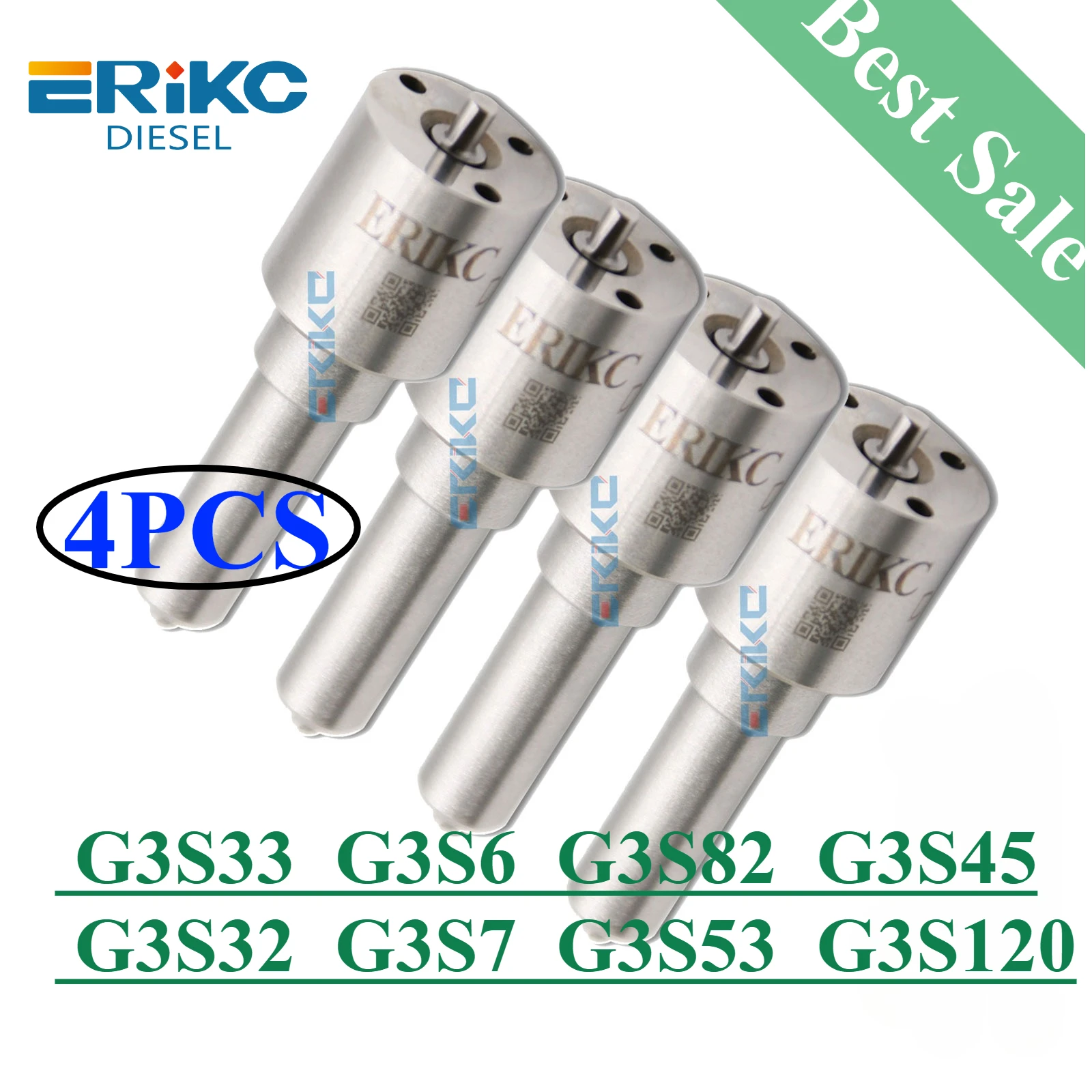 

4 шт. Новая дизельная форсунка G3S33 G3S6 G3S32 G3S7 G3S53 G3S120 G3S82 G3S45 Распылитель для TOYOTA Mitsubishi FORD Cummins