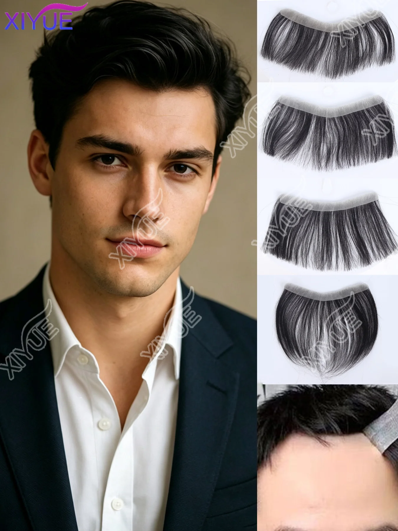 Hair Care Natural - XIYUE 100% Rambut Asli Pria PU
