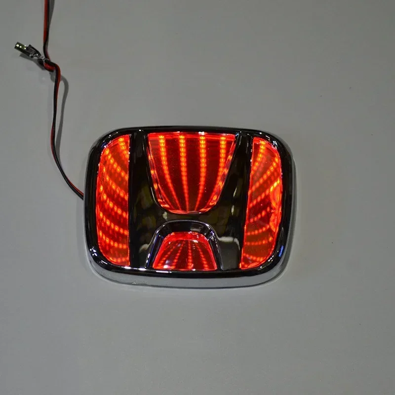 

3D LED эмблема на передний и задний фонарь для Honda Civic, Accord, CRV, HRV, Odyssey, Jazz, City, Crosstour – наклейка-значок для стайлинга автомобиля, аксессуары
