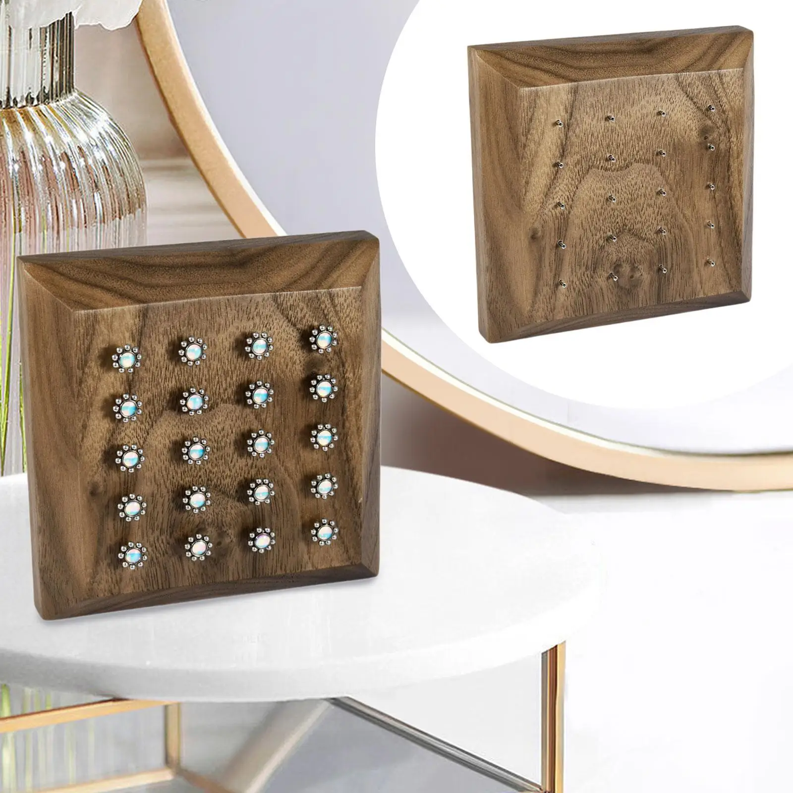 Piercing Schmuck Ständer Holz Ohrstecker Display Board Ohrringe Organizer Praktische Körper Piercing Zubehör