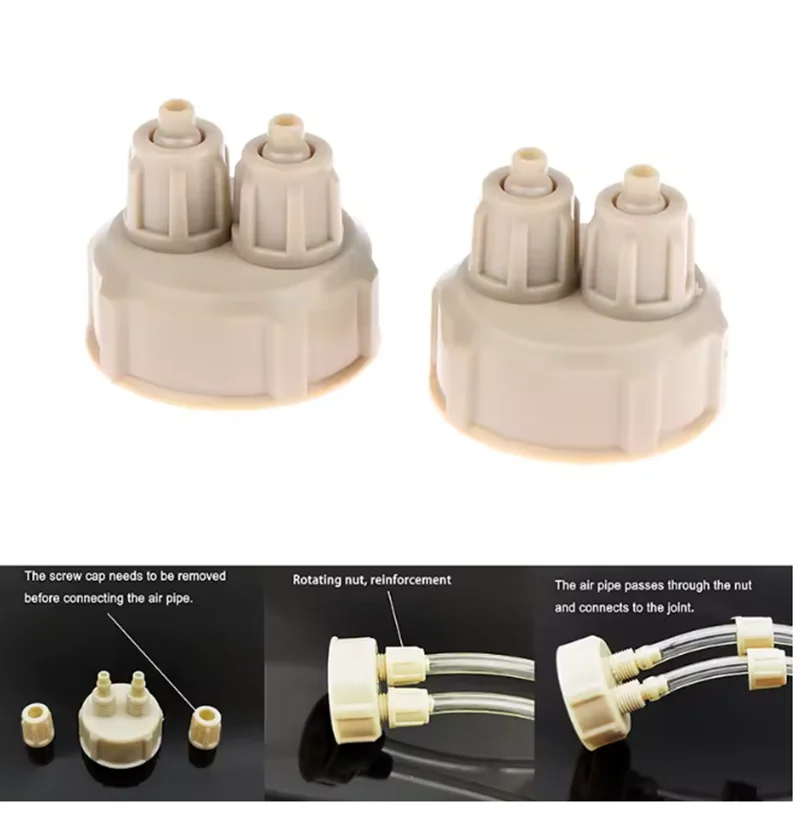 Aquarium CO2 System DIY Air Diffuser Tube Valve Gauge Bottle Cap Tool for Fish Tank Live Plant Care - view 6