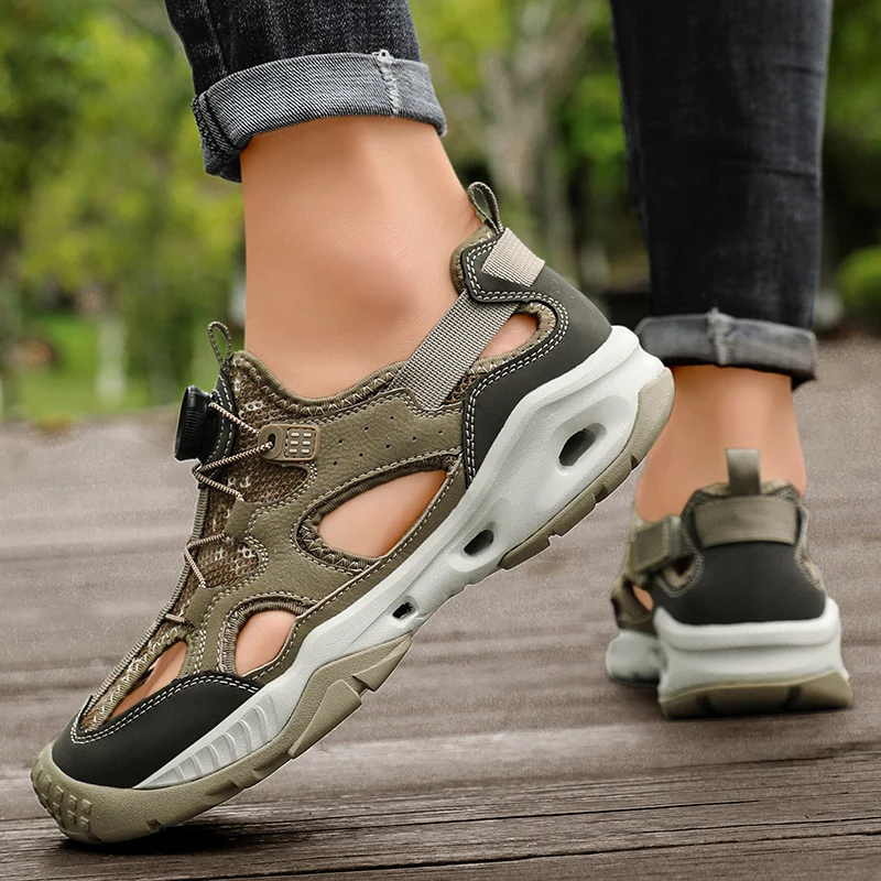 

Summer Fashion Men's Casual Sports Sandals Comfortable Breathable Non-slip Men's Water Shoes Men's Outdoor Beach Shoes