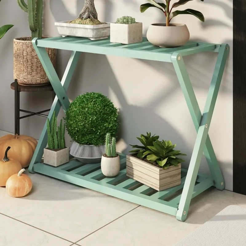 Soporte para plantas en maceta, soporte para plantas de exterior de madera Kawaii, soporte para plantas de exterior blanco, muebles de jardín para exteriores, muebles de patio