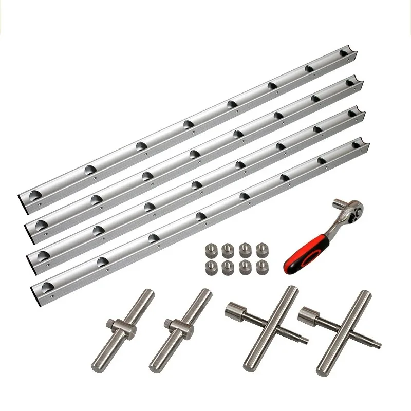 New Strong Clamp Solid Wood Desktop Craftsman's Clamping Fixture Quick Splicing Tool Linear Guide Slide Accessories