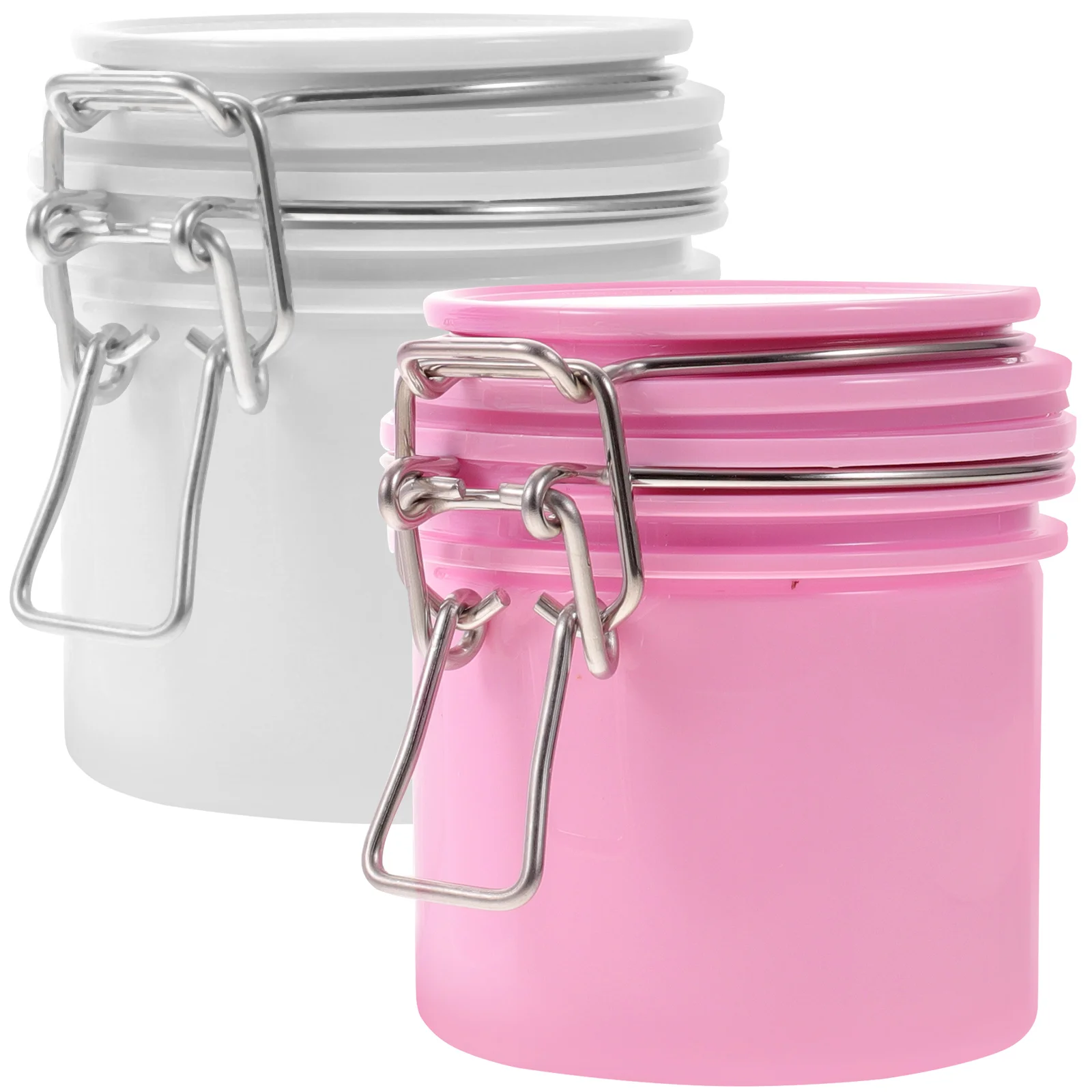 

2pcs Eyelash Extension Glue Storage Container Leak Proof PP Jar storage jars lash glue holders glue container lash extensions
