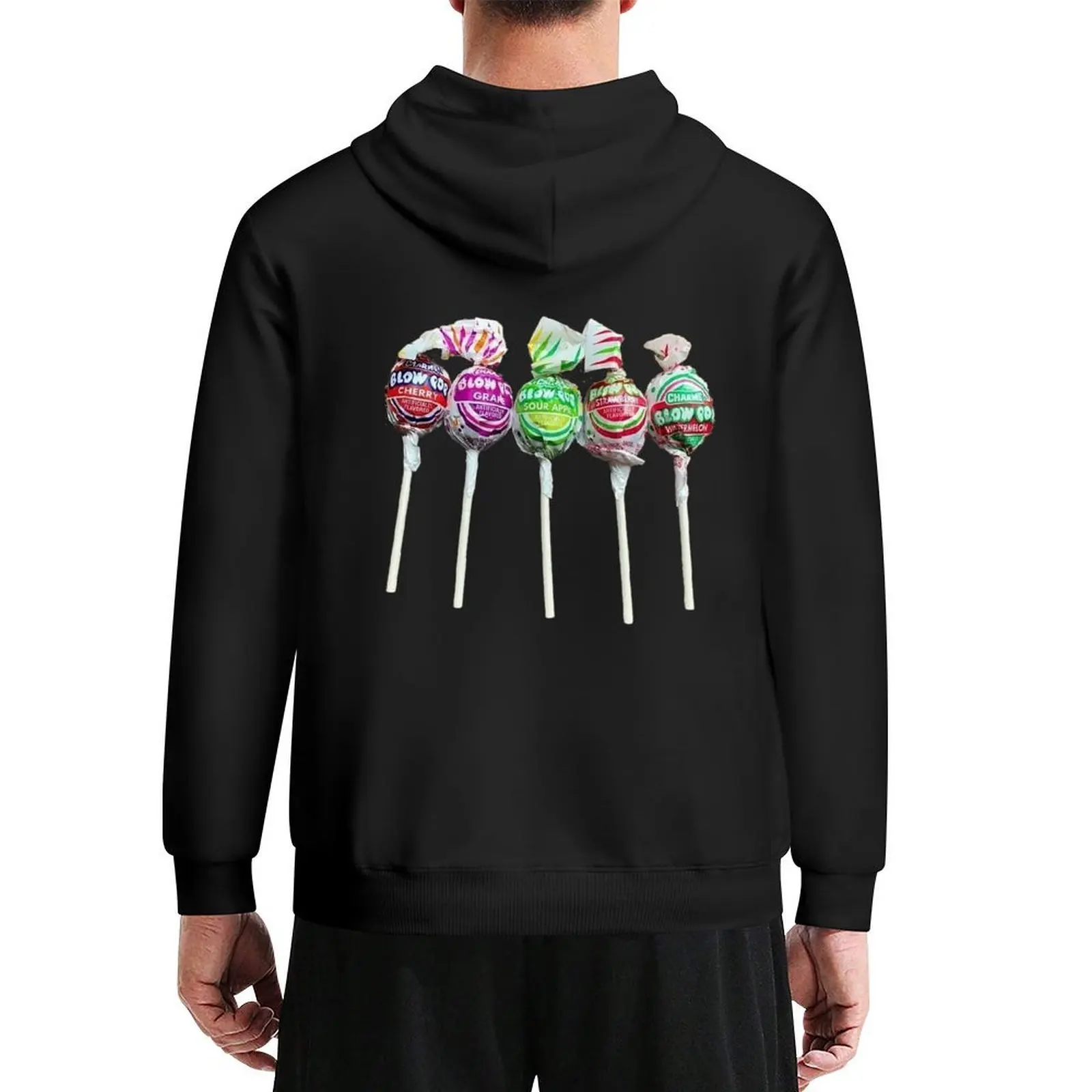 Blow pop Candy, chicle, favorito, década de 1980, fotografía, cereza, sandía, uva, manzana agria, fresa Sudadera con capucha
