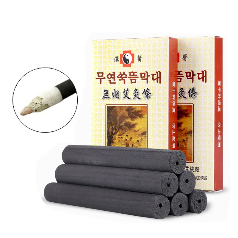 

Smokeless Moxa Roll Pure Moxa Stick Rolls Mugwort Artemisia Traditional Chinese Detox Moxibustion Acupuncture Massage