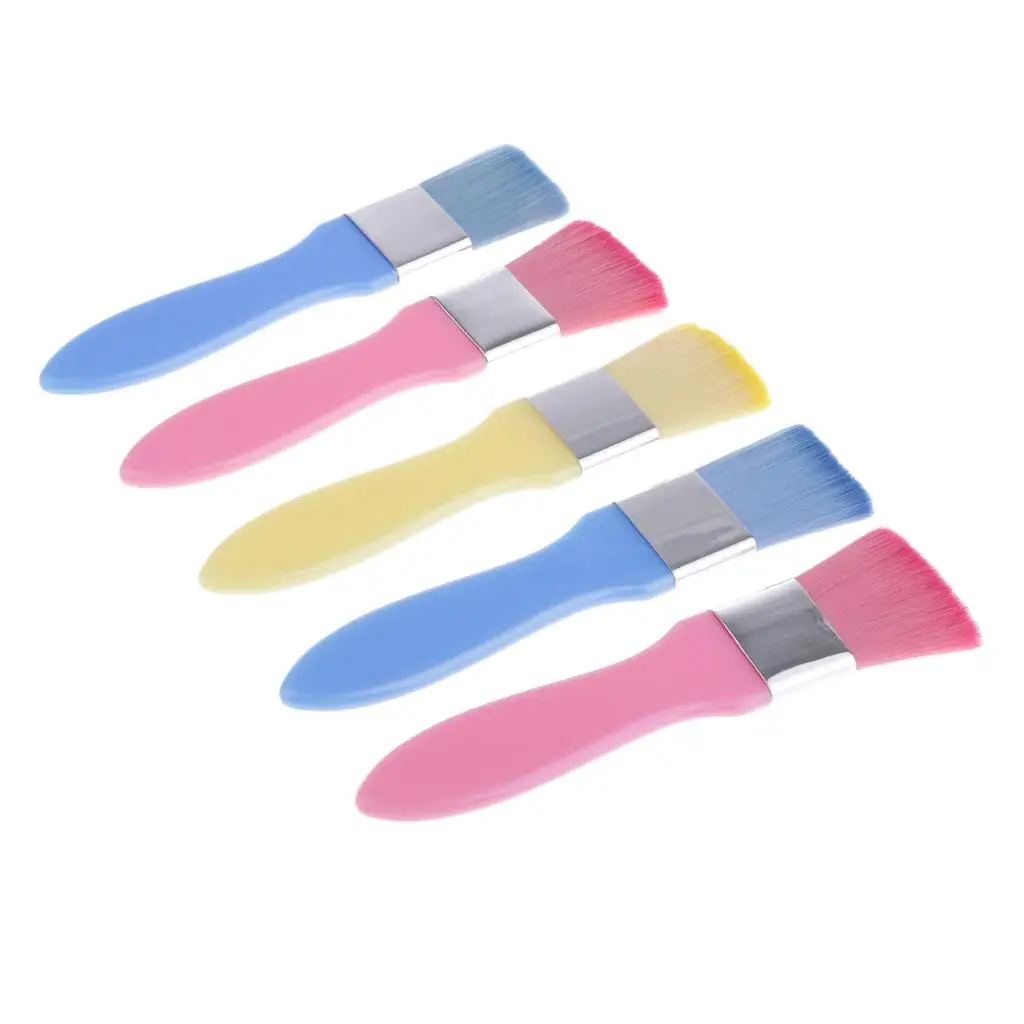 머드 마스크 어플리케이터 브러쉬 부드러운 합성 페이스 마스크 브러쉬 메이크업 브러쉬 세트 스킨케어 및 스파 페이셜 마스크 적용용