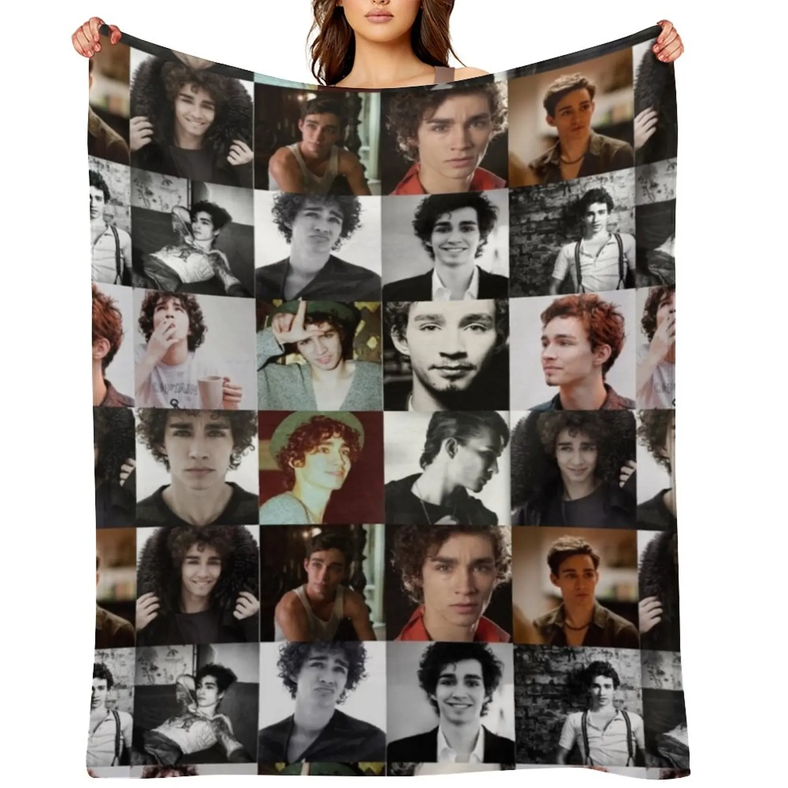 Robert Sheehan Throw Blanket Polar Single Large heavy to sleep Blankets