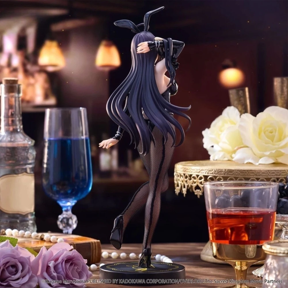 Original FuRyu BiCute Bunnies Overlord Albedo Action Figure 30cm Anime Sammeln Spielzeug PVC Modell Dekoration Geburtstag Geschenk