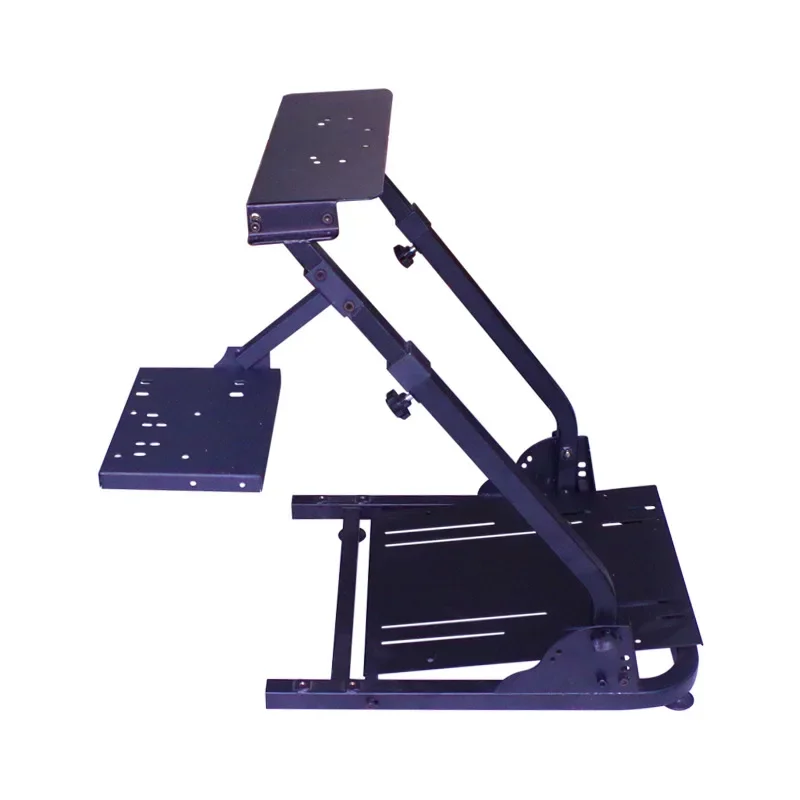 Folding simulation racing game steering wheel seat bracket folding bracket