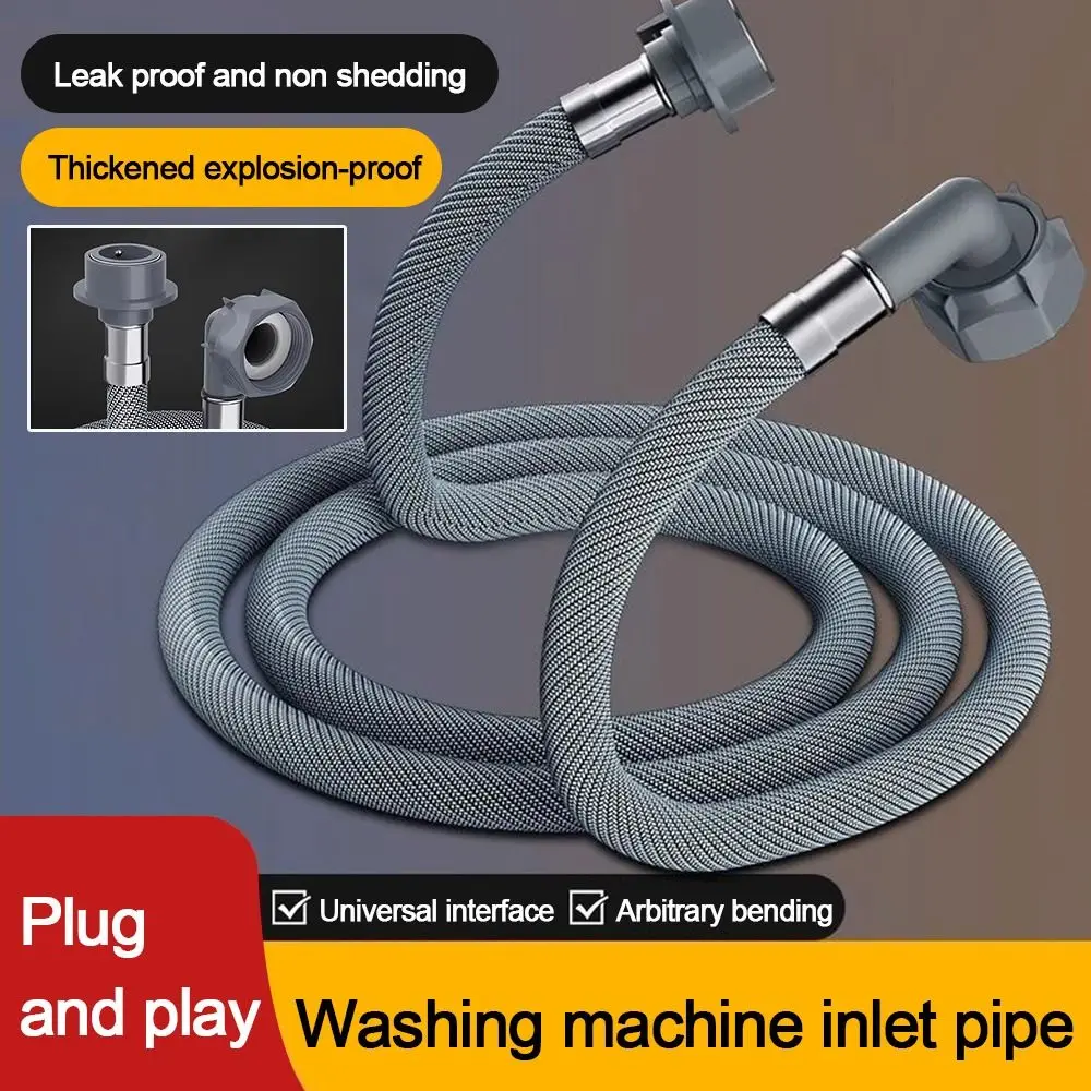 

Пластиковый шланг для стиральной машины с изгибом 90 градусов, устойчивый к деформации, удлинительная трубка, сменный шланг для крана