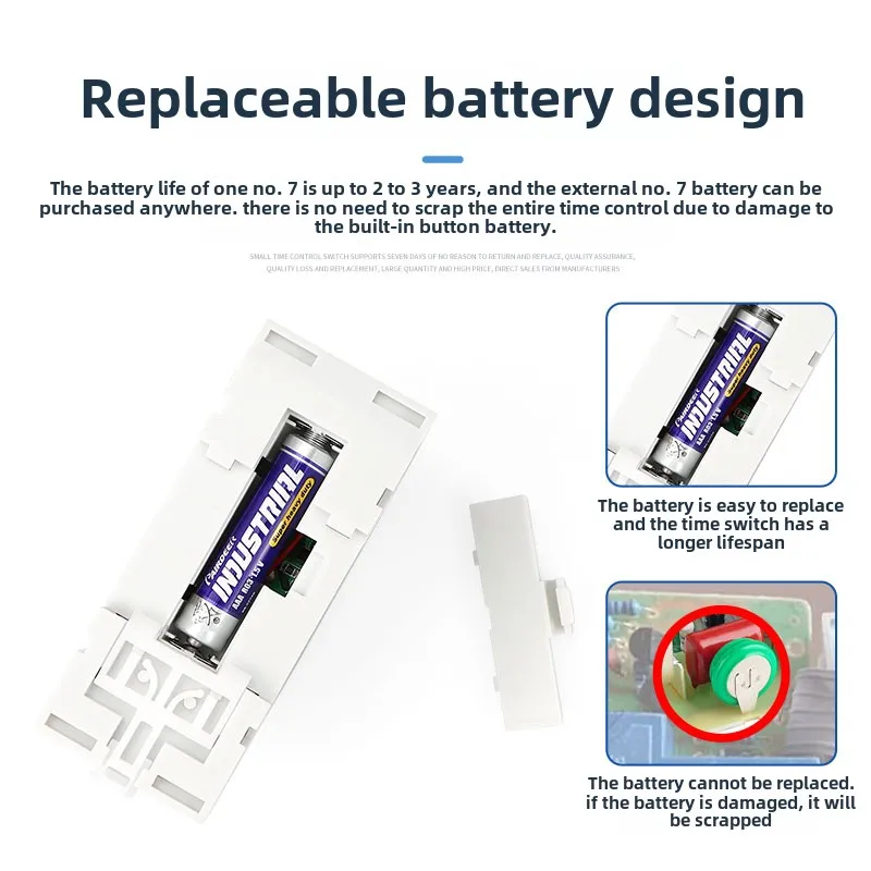 Small Microcomputer Time Control Switch Electric Box Rail Type THC15A Electronic Time Controller Timer DC12V DC24V AC110V AC220V