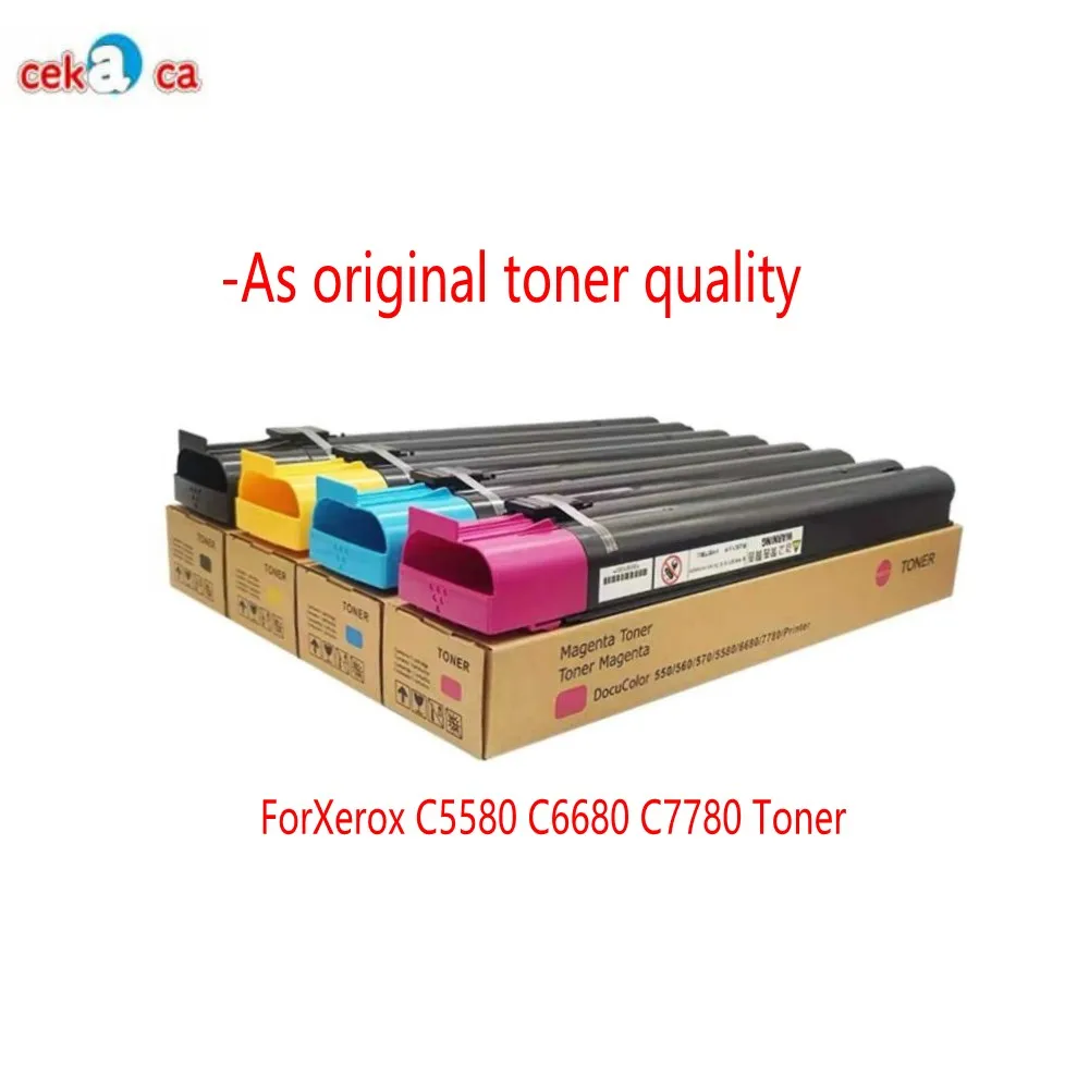 Compatible For Xerox DocuCentre IV C5580 C6680 C7780 CT201586 CT201587 CT201588 CT201589 CMYK Printer Toner Cartridge Cartuchera