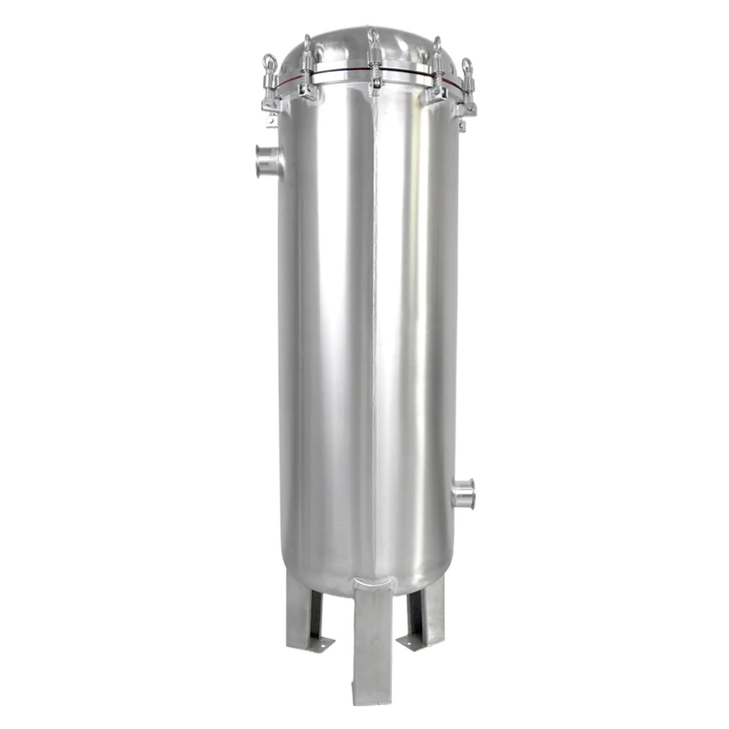 مبيت مرشح حقيبة من الفولاذ المقاوم للصدأ عالمي، وعاء متعدد الأكياس 304 SS لترشيح سائل زيت الماء #1