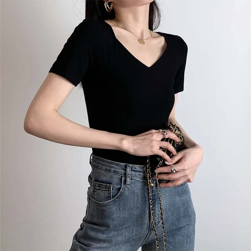 

Женская футболка Bla ort Sve с квадратным вырезом, летняя, облегающая, с открытыми плечами, на одно плечо, с вырезом для колье, базовая подкладка